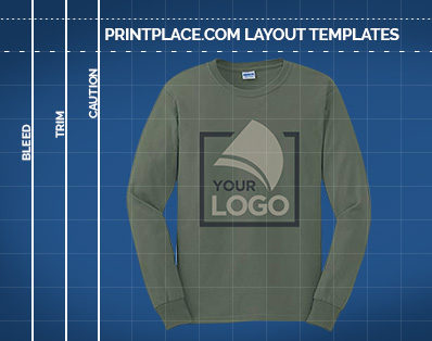 Gildan Ultra Cotton Long Sleeve T-Shirt Printing
